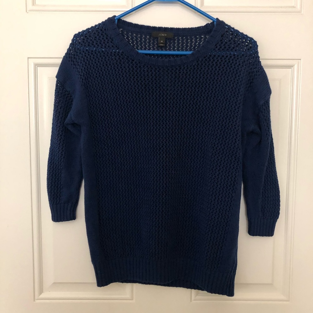 J. Crew Open Knit Sweater Size XS